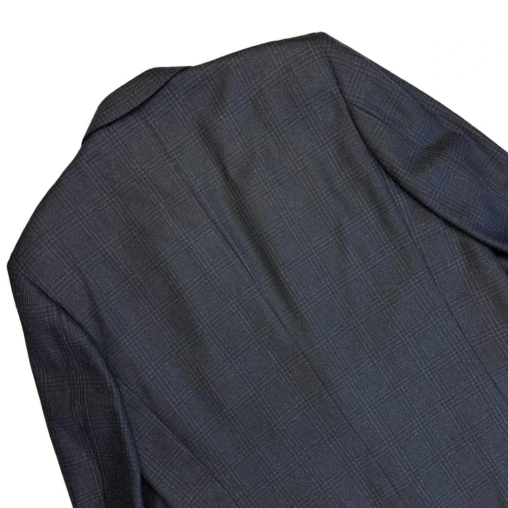 Canali Wool Cashmere Tweed Sport Coat 2 Button Men 46L US Brown Gray (56L IT)